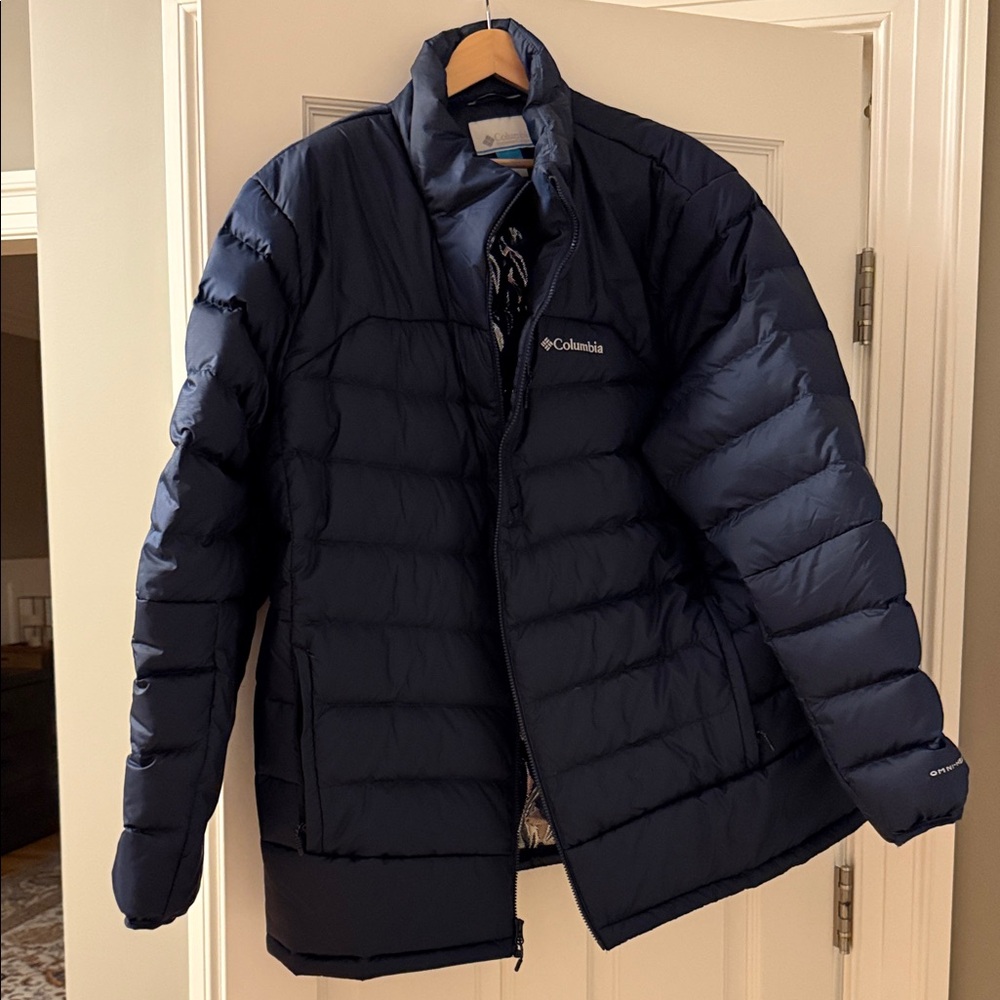 Columbia Men's Dark Blue Puffer Jacket